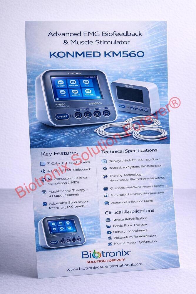 Konmed KM-560 Digital EMG Biofeedback Device for Clinics