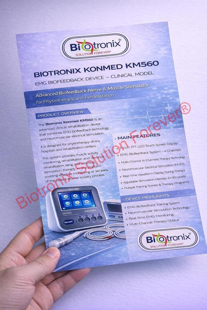 Konmed KM-560 Portable EMG Physiotherapy Biofeedback Machine