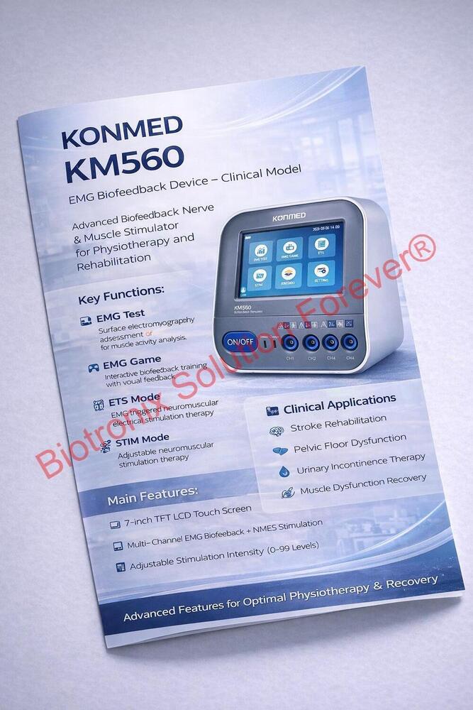 Konmed KM-560 Portable EMG Physiotherapy Biofeedback Machine