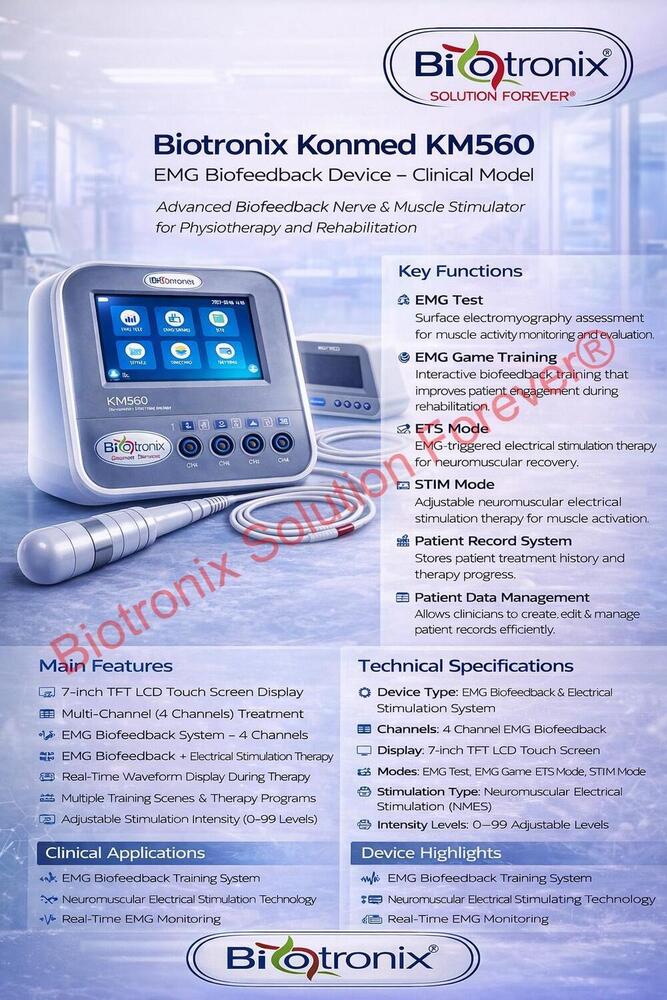 Konmed KM-560 Multi Therapy EMG Biofeedback Rehabilitation System