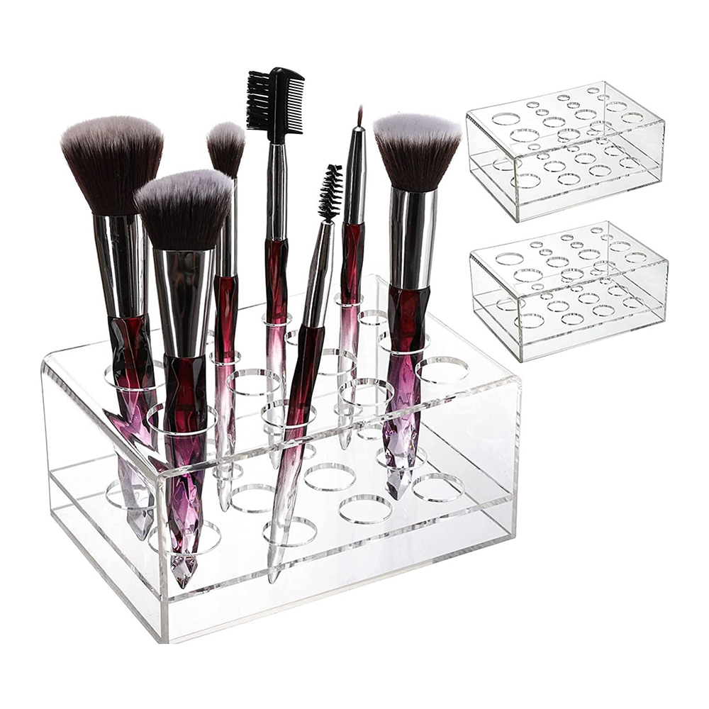 Acrylic Makeup Brush Organiser Box Stand