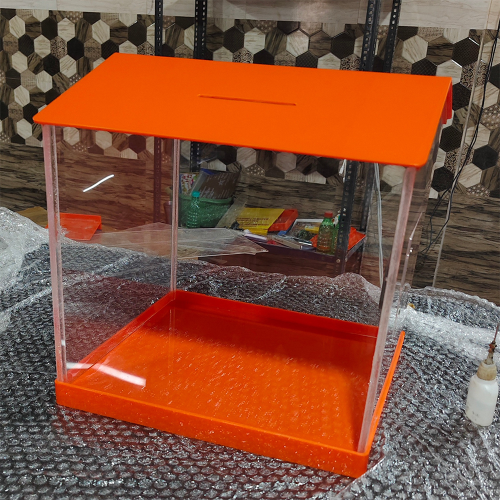 12x10x10 Inch Acrylic Donation Box