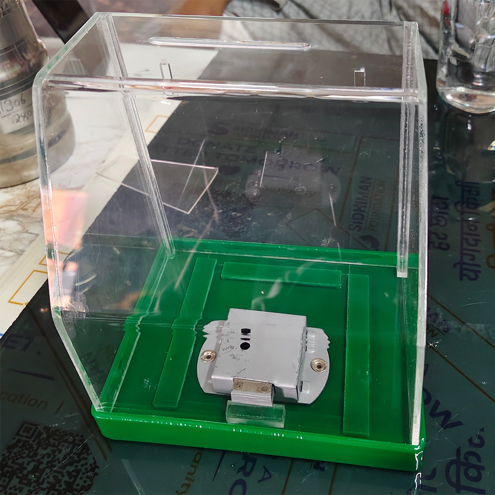 5x6x6 Inch Acrylic Donation Box