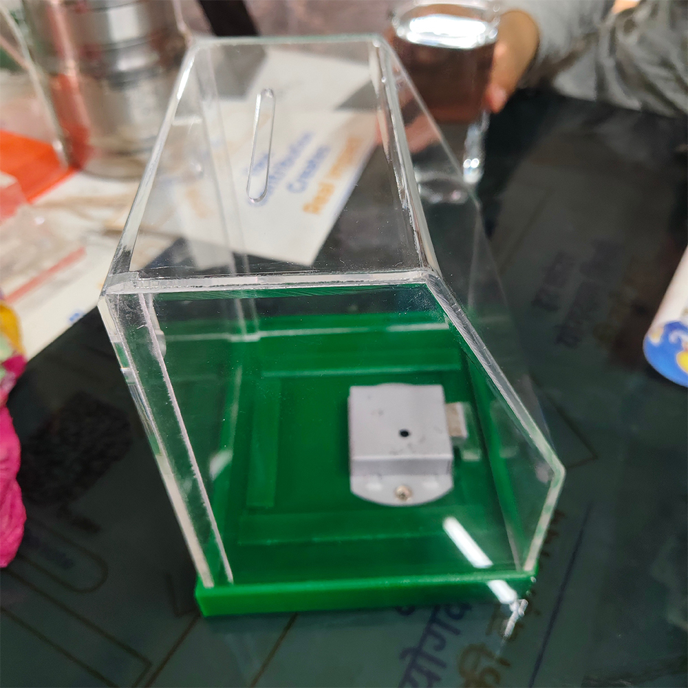 5x6x6 Inch Acrylic Donation Box