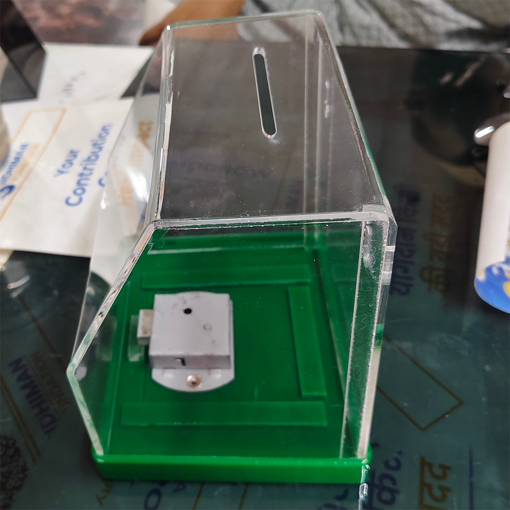 5x6x6 Inch Acrylic Donation Box