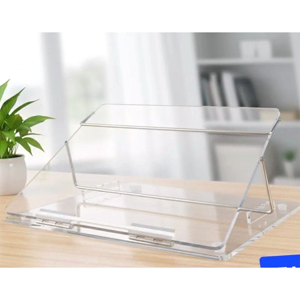 Acrylic Table Top Elevator Writing Desk Stand