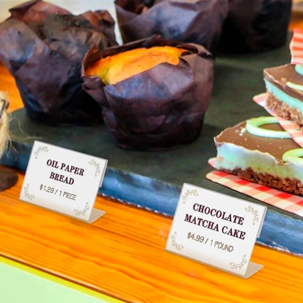 Table Top A4 Acrylic Paper Display Stand