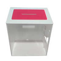 6x10x12 Inch Acrylic Letter Box - Printing Type: Silkscreen Printing