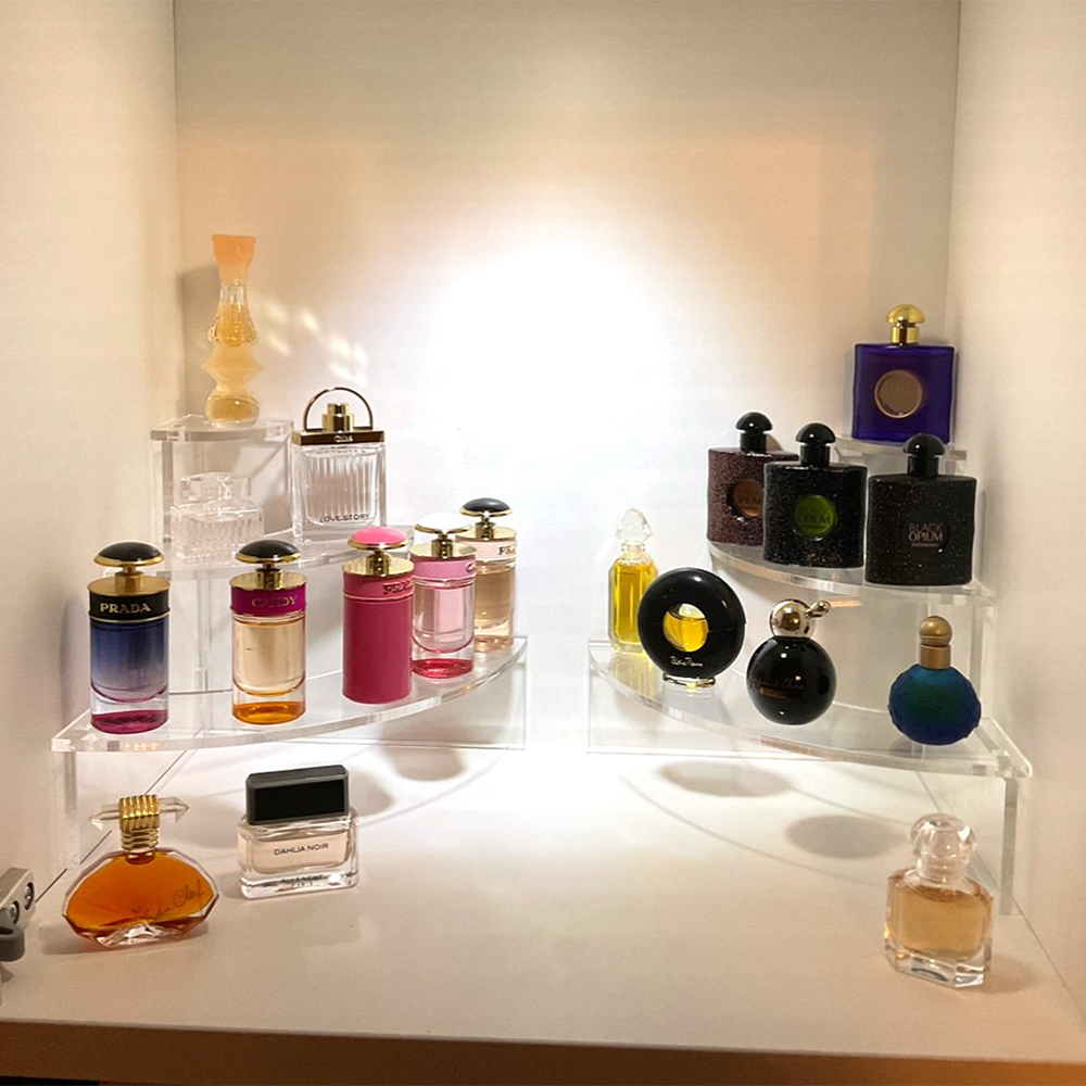 Acrylic Perfume Holder Display Stand - Assembly: No Assembly Required