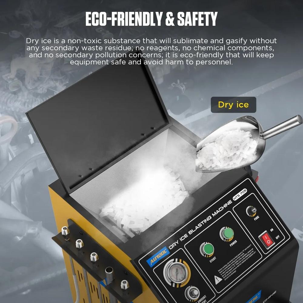 AUTOOL HTS705 Dry Ice Cleaning Machine Dry Ice Blaster