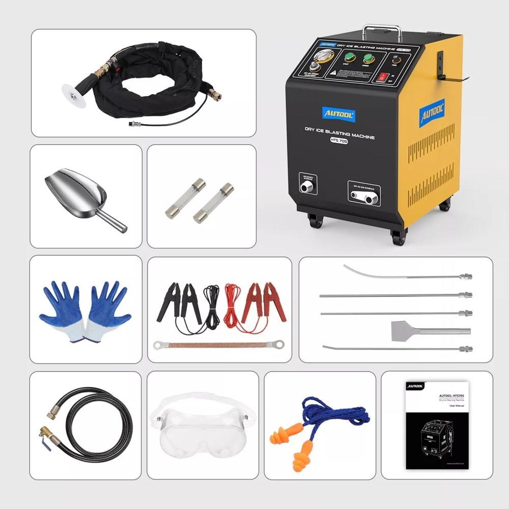 AUTOOL HTS705 Dry Ice Cleaning Machine Dry Ice Blaster