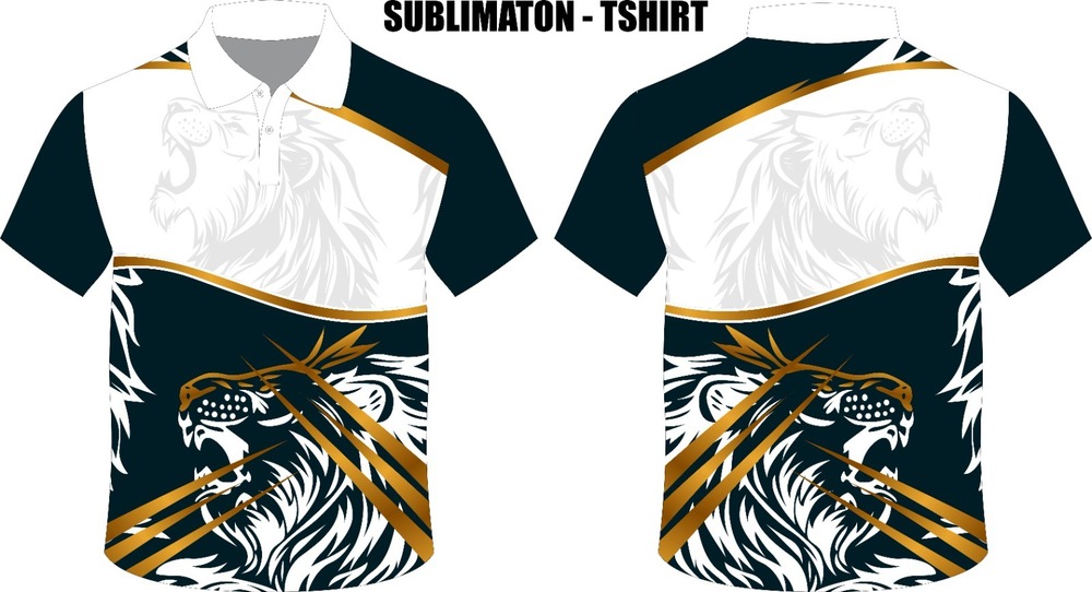 Mens Sublimation Collar T-Shirt