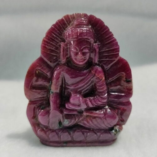 Precious Murti Ruby Buddha 1