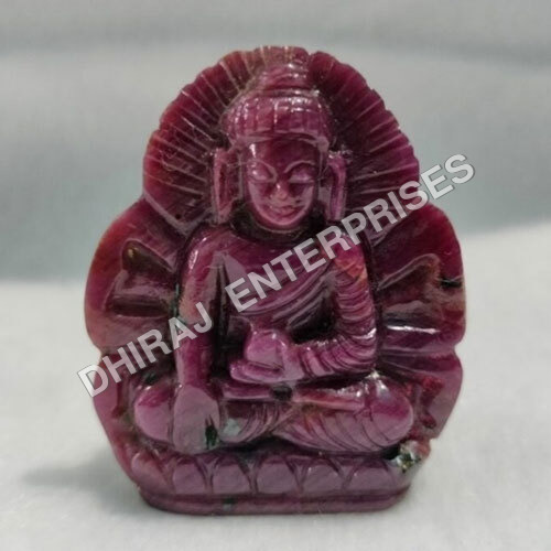 Precious Murti Ruby Buddha 1