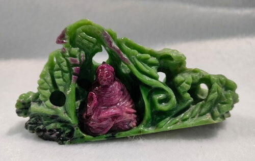 Precious Murti Ruby Buddha
