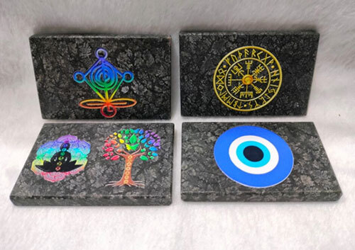 Flower Tourmaline Sticker Plate