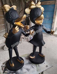 Fiber Mickey And Mouse Decoration