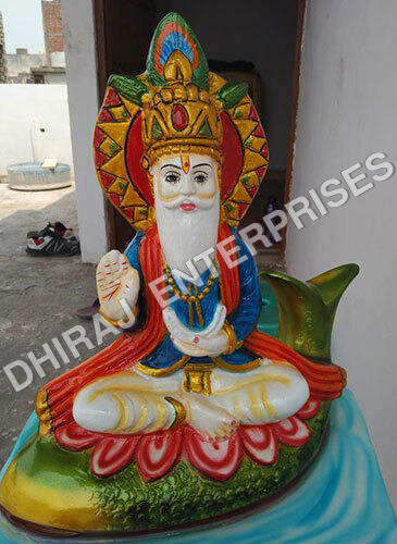 Fiber 18inch Jhulelal Idol