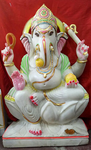 Ganesha Marble Idol 3 Feet