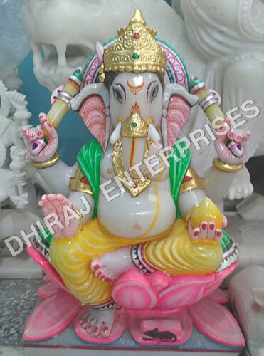 Marble Ganesha 24 Feet