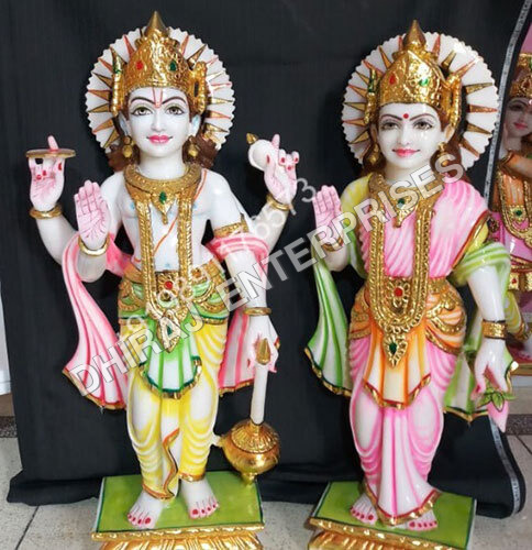 2 Feet Inch Laxmi Narayan Marble Murti