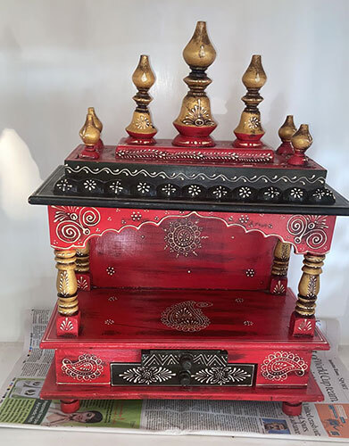Wooden Puja Mandir