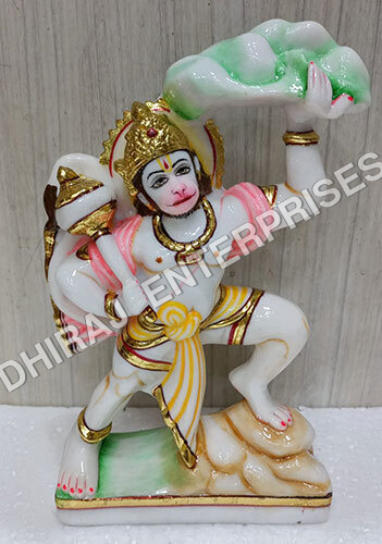 10 Inch Hanuman Ji Mould Marble