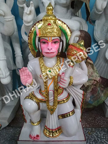 Sitting Hanuman Ji 24 Feet Murti