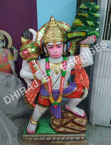 Handcrafted Hanuman Mountain 3 Feet Statue