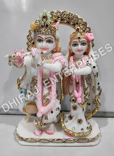 10 Inch Vietnam Radha Krishna Small Idol