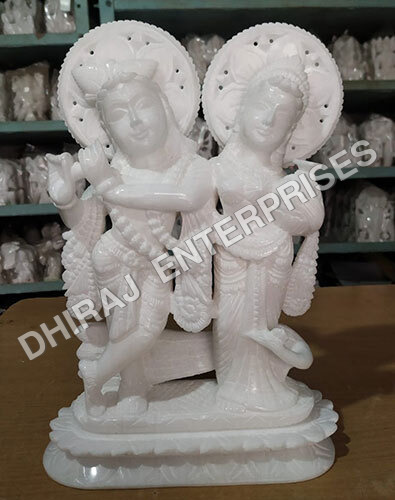 Italian Marble Radha Krishna
