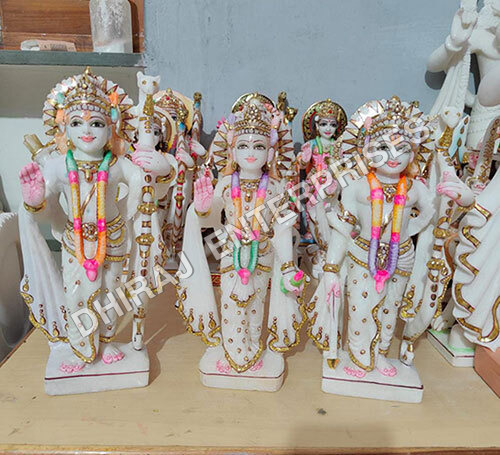 Marble Idol RAM Darbar In 12 Inches