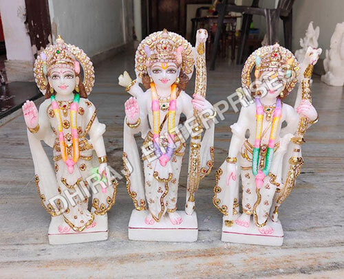 1 Feet RAM Darbar Marble Murti