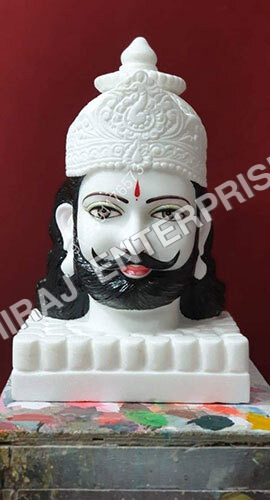Pure White Makrana Idol Khatu Shaym Ji 2 Feet