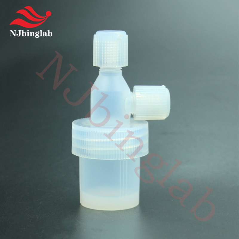 Pfa Impinger 15Ml, 1/4"Od Tube Ports, Type A - Advantage: No Adsorption