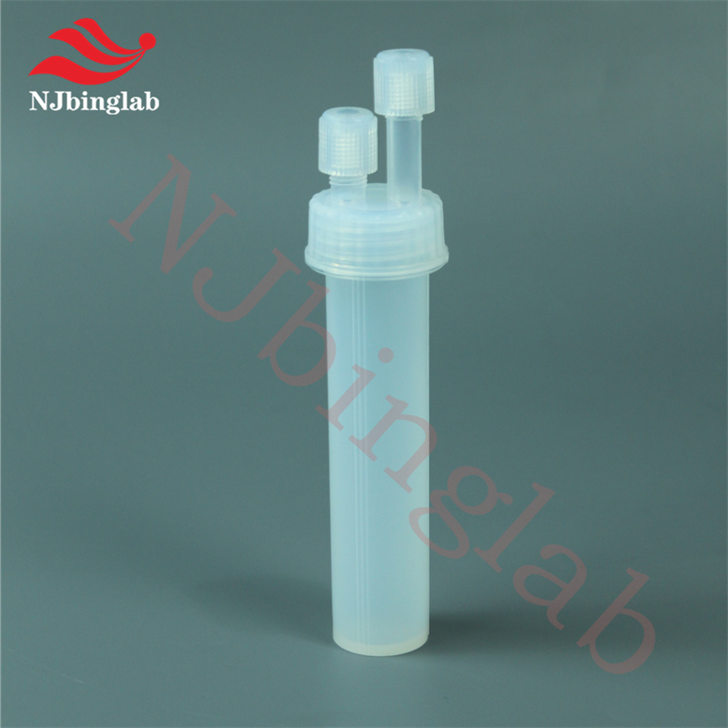 Pfa Impinger 60Ml, 1/4"Od Tube Ports, Type B - Advantage: No Adsorption