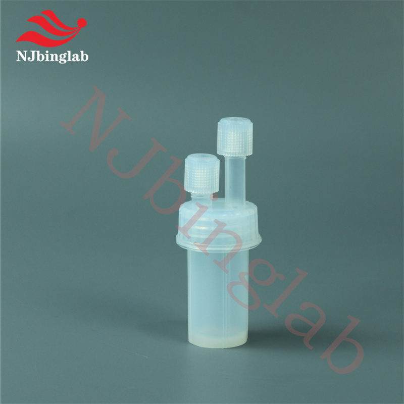 Pfa Impinger 30Ml, 1/4"Od Tube Ports, Type B - Advantage: No Adsorption