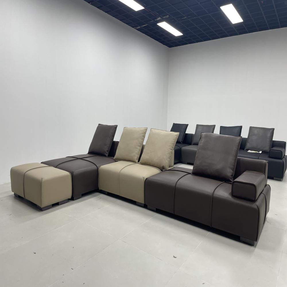 Modern Minimalist Modular Sectional Sofa - General Use: Indoor Furniture