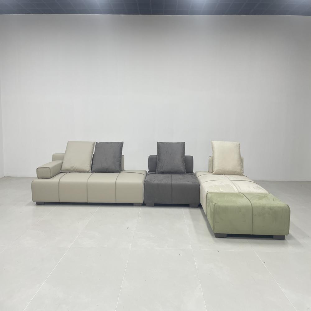 Modern Minimalist Modular Sectional Sofa - General Use: Indoor Furniture
