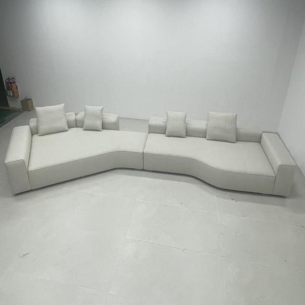 Eve Sofa Modern Minimalist Curved Sectional Sofa