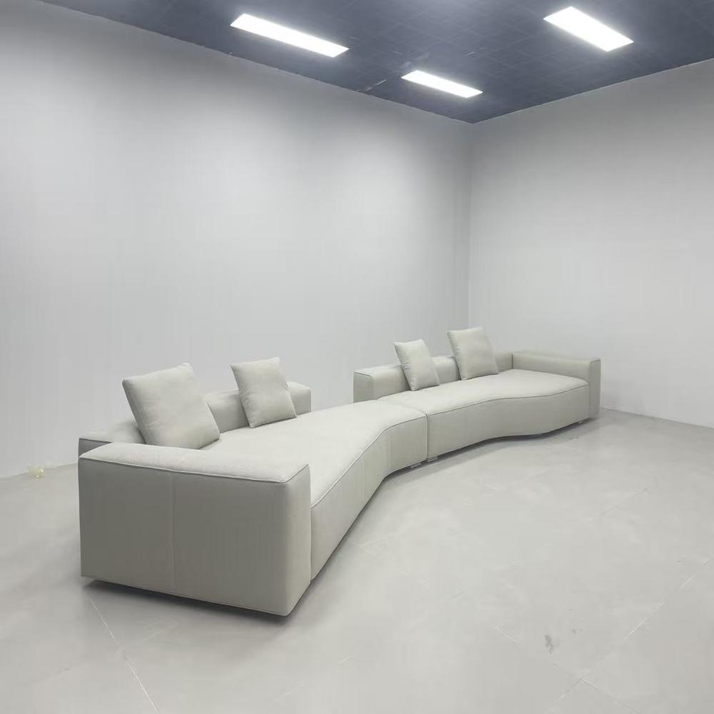 Eve Sofa Modern Minimalist Curved Sectional Sofa