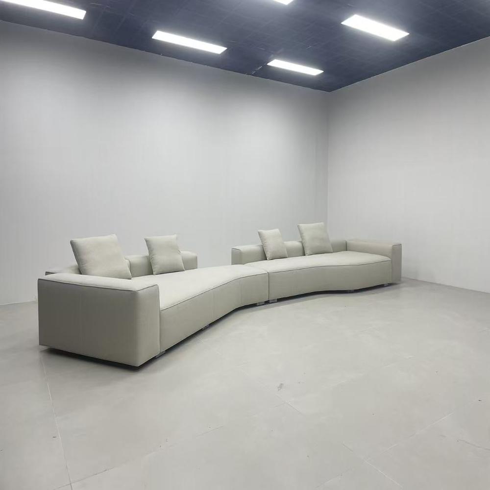 Eve Sofa Modern Minimalist Curved Sectional Sofa