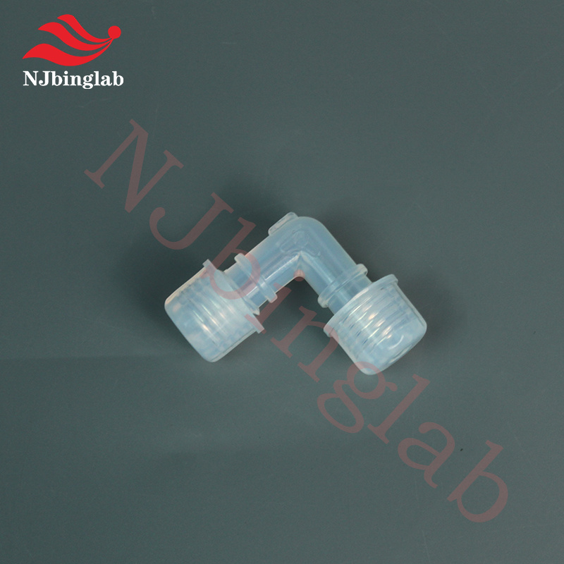 Pfa Elbow, 1/4" Od Tube Ports - Advantage: No Adsorption