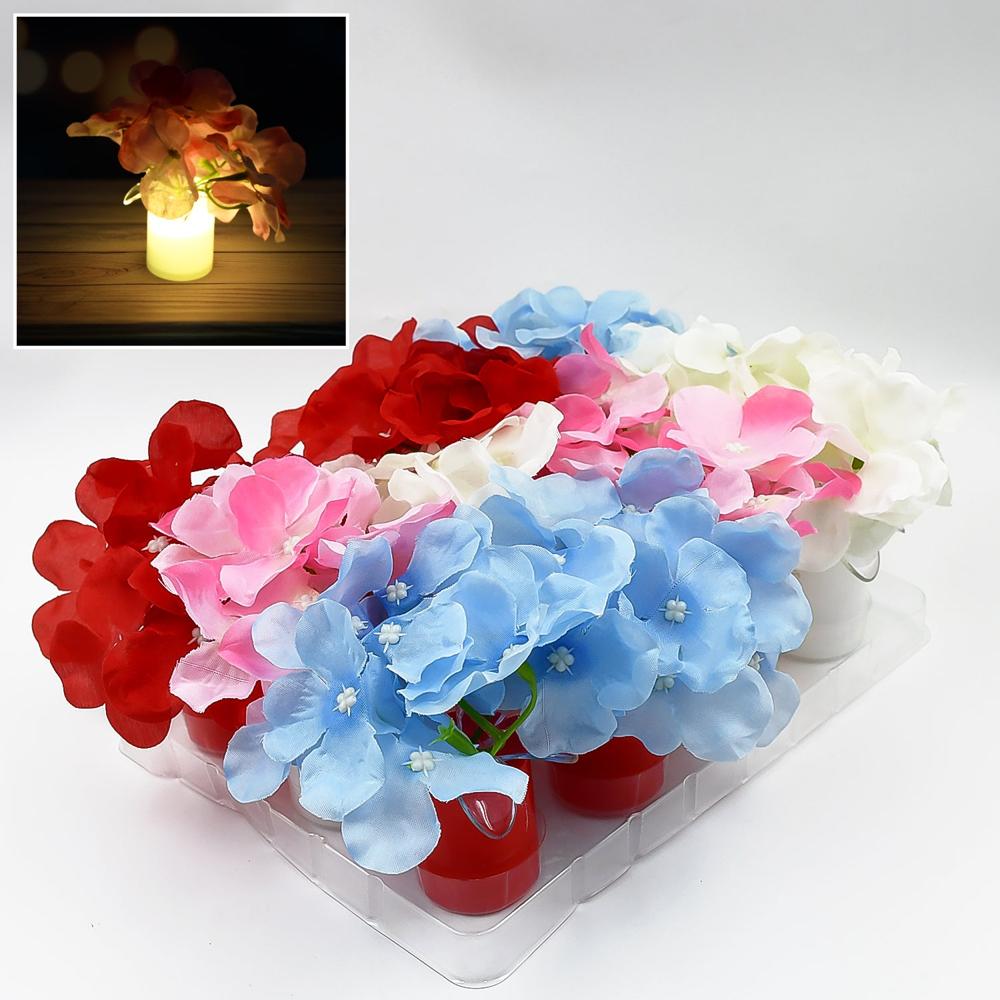 Led Mood Lights Bedroom Interior Decor Lighting, Diwali (12 Pcs Set) - Color: Mix