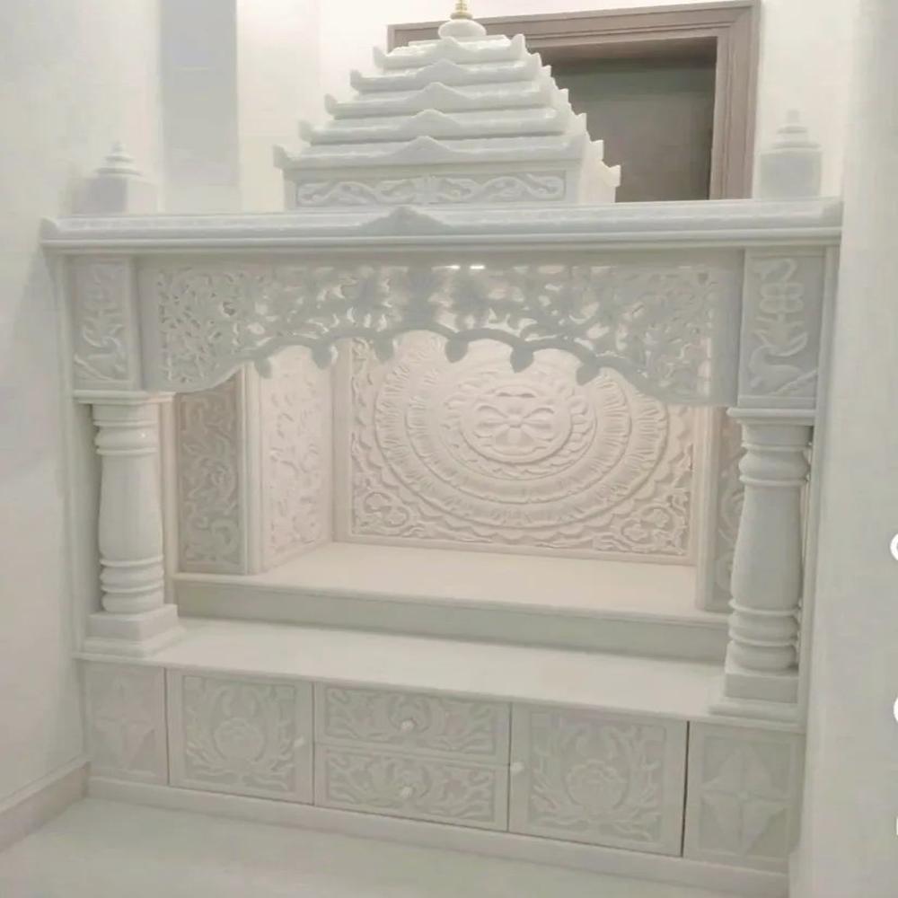 Vietnam white marble home temple