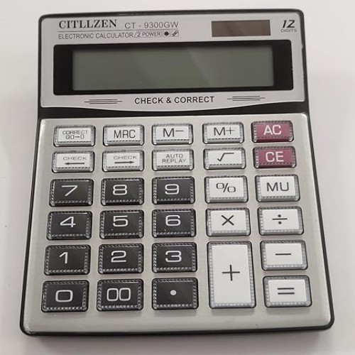 Citllzen CT-712S 12-digit Electronic Calculator.