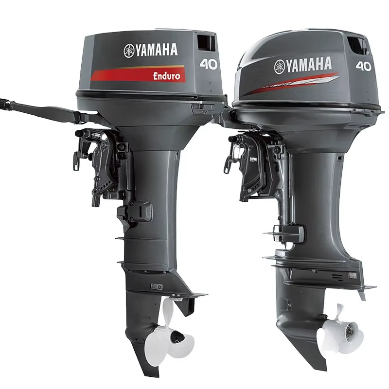 Yaamaha 40hp Gasoline 6 Cylinders 4 Stroke Outboard Engine Brand New High Performance Boat Motor Reliable Marine Power - Color: Black