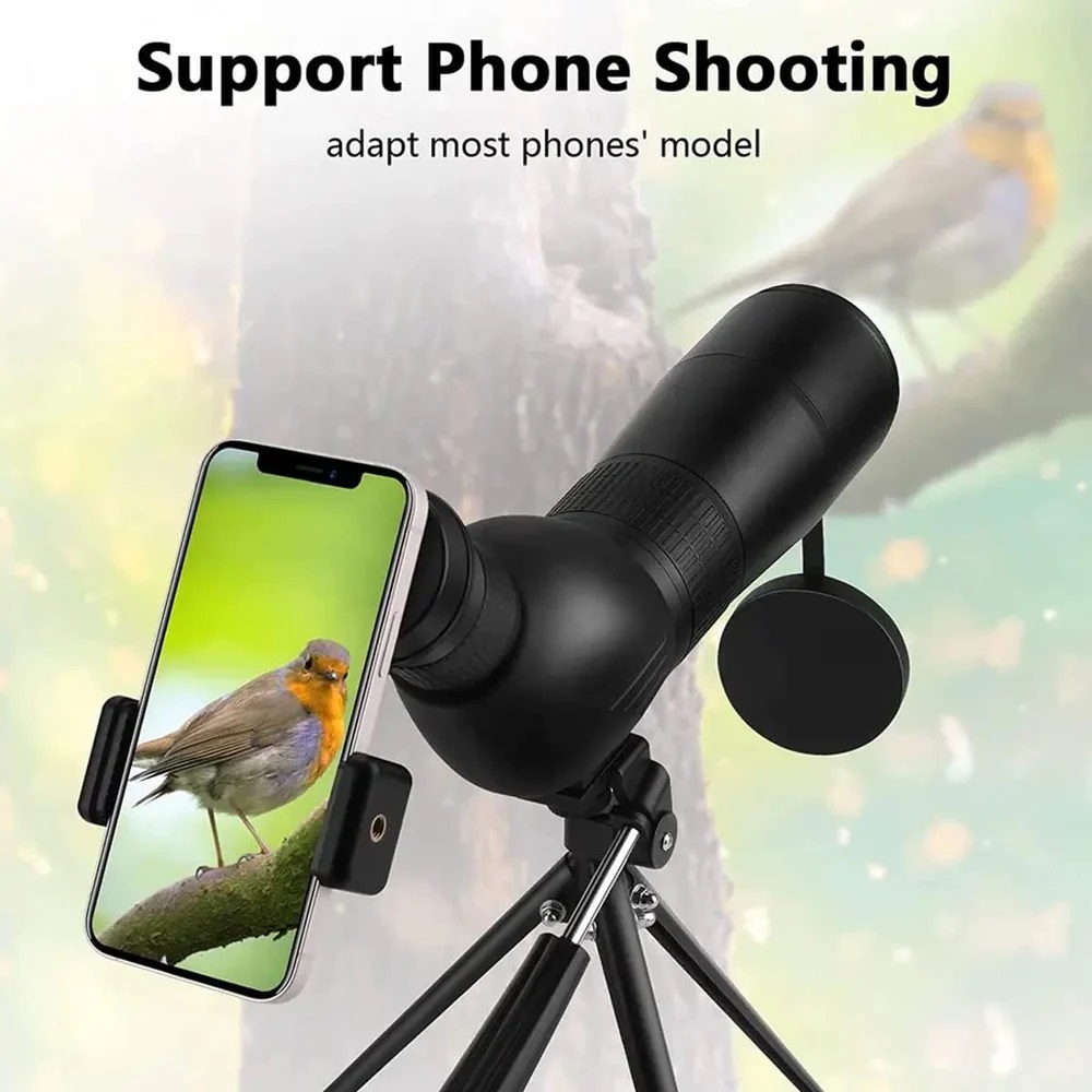 True Sense 20-60X60 Monocular Powerful Zoom Telescope With Tripod & Mobile Holder, MC-60X60