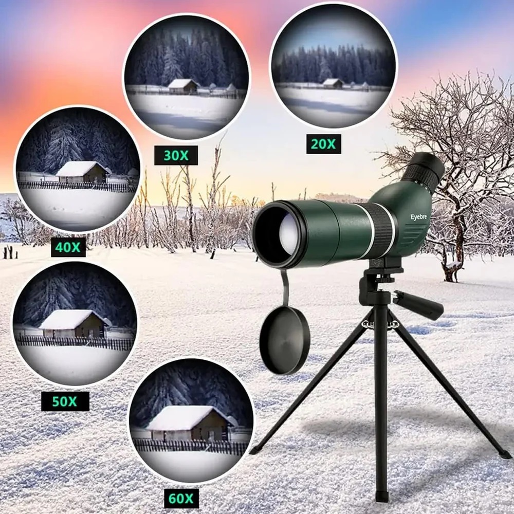 True Sense 20-60X60 Monocular Powerful Zoom Telescope With Tripod & Mobile Holder, MC-60X60