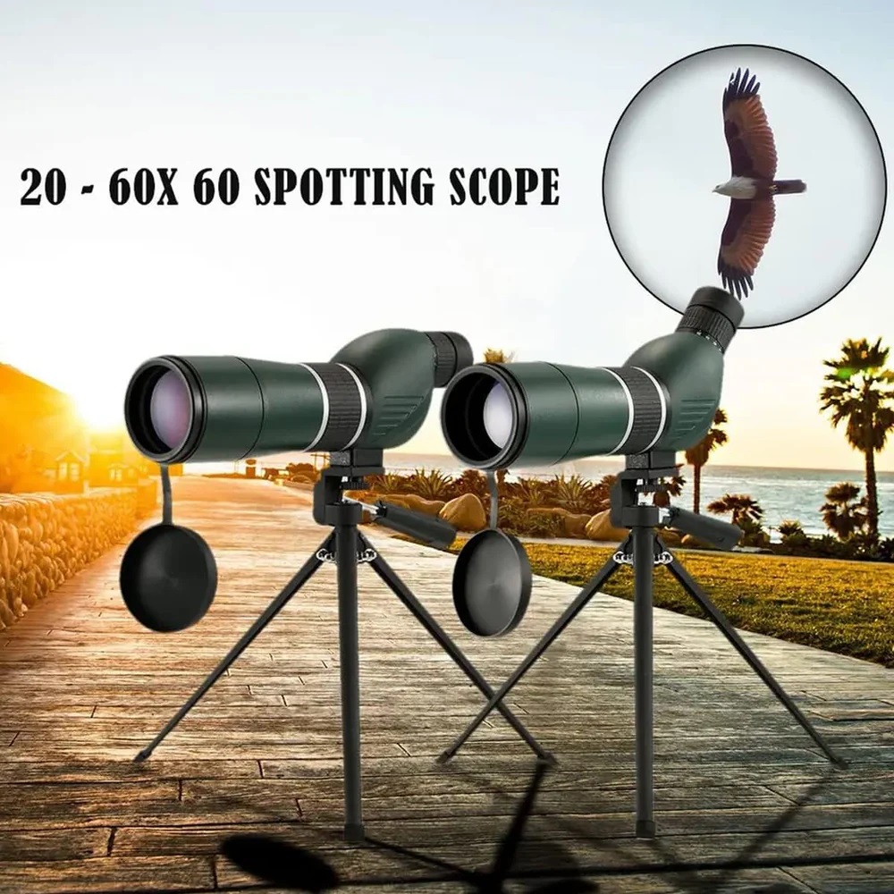 True Sense 20-60X60 Monocular Powerful Zoom Telescope With Tripod & Mobile Holder, MC-60X60